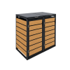 ZABUDOWA ŚMIETNIKOWA 2x240L kolor DREWNO